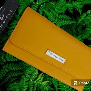 Wallet Tahari RFID identity protector wallet mustard